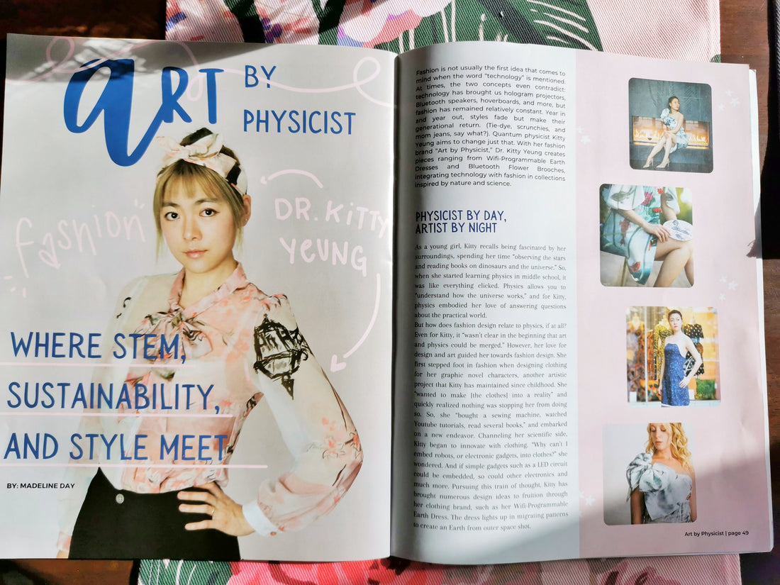 Art by Physicist featured in Reinvented Magazine