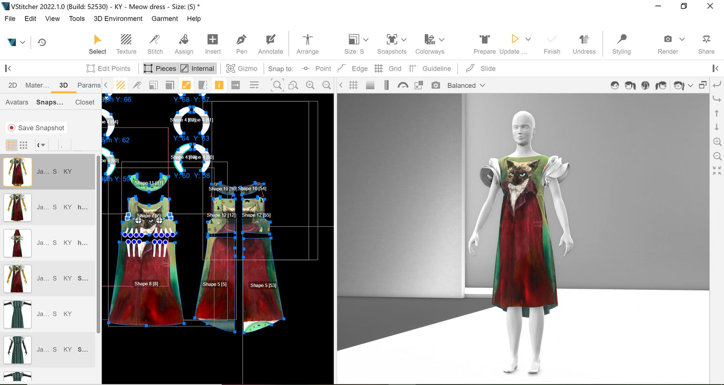 Meow dress with your cats