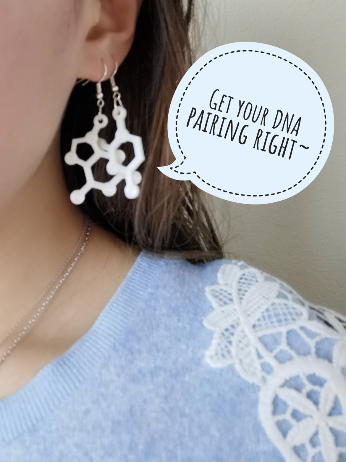 3D printed DNA pendants