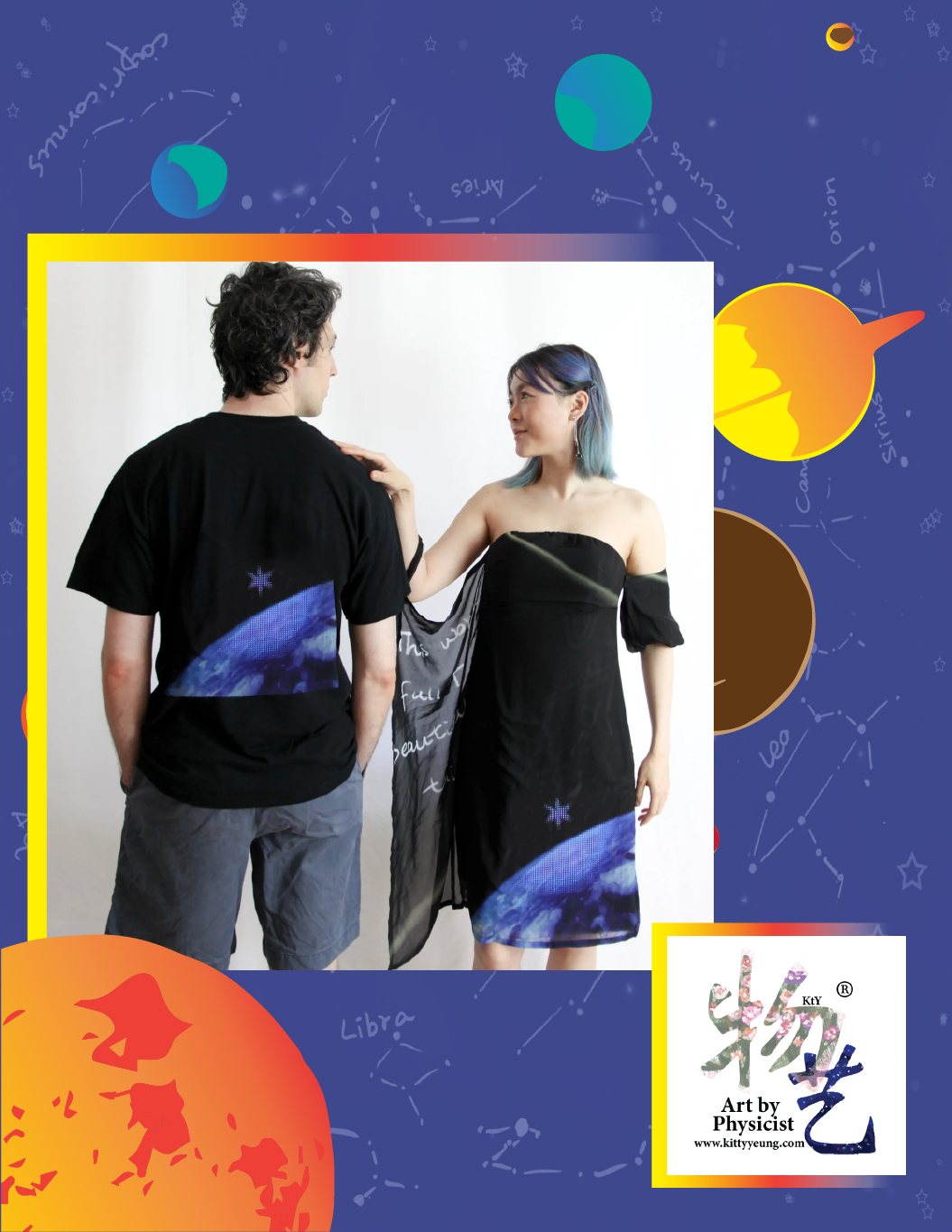 Earth T-shirt WiFi programmable