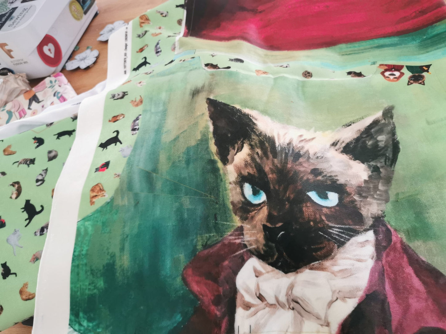 Meow pillow and case