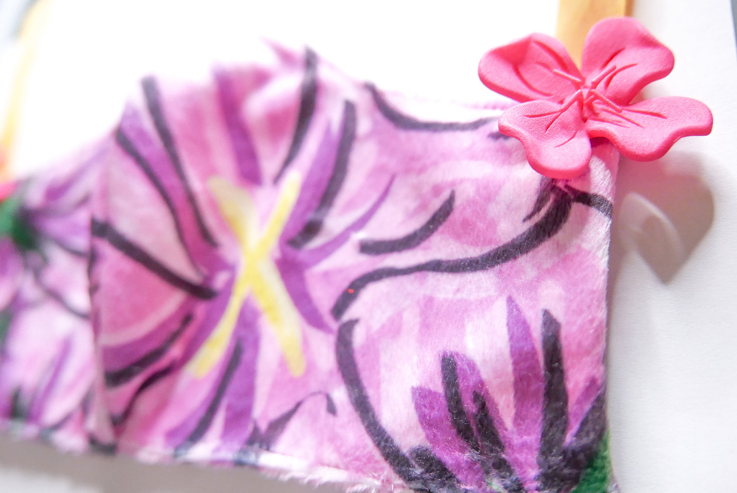Flowers mask cover