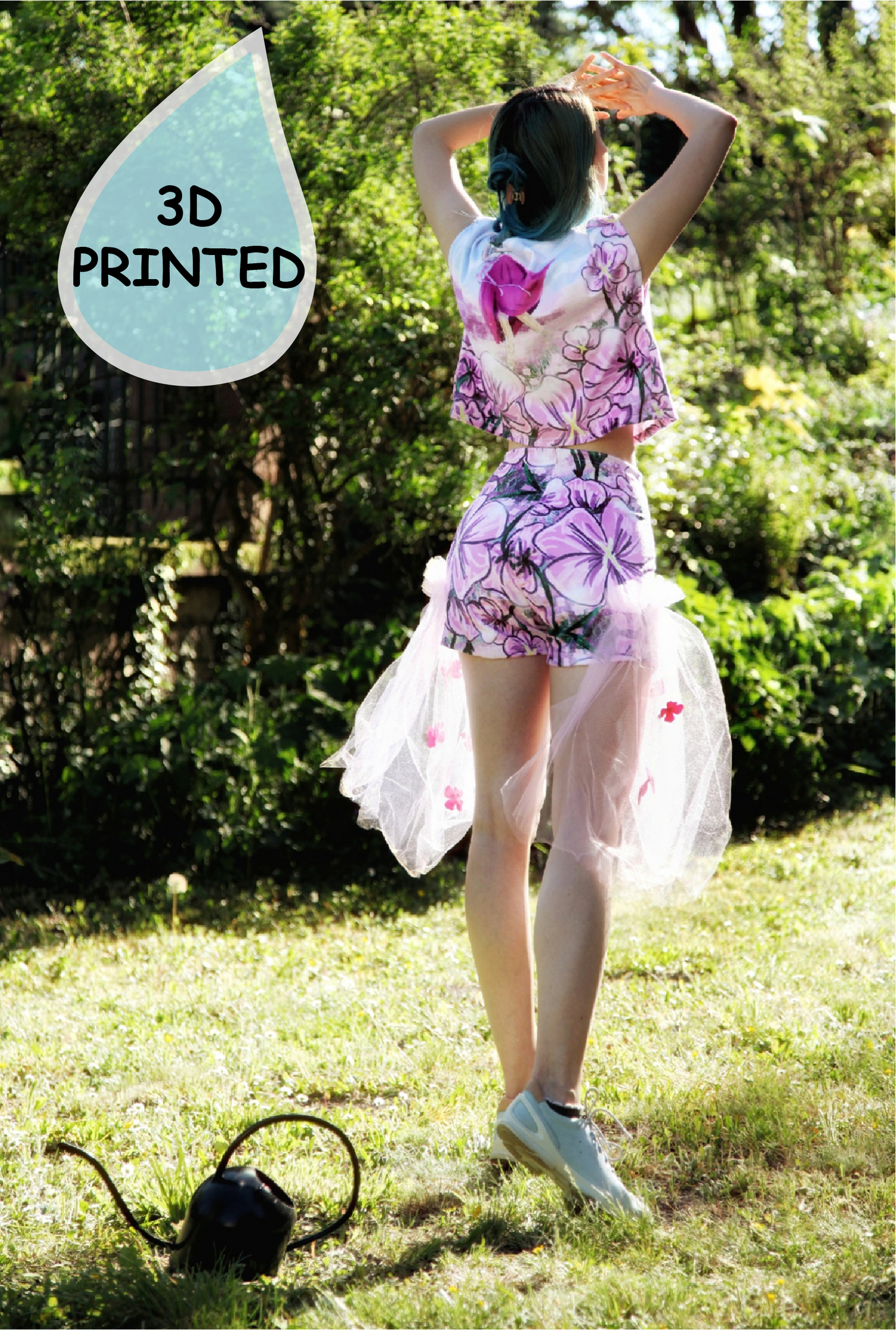 Flowers shorts 3D printed (made to measure)