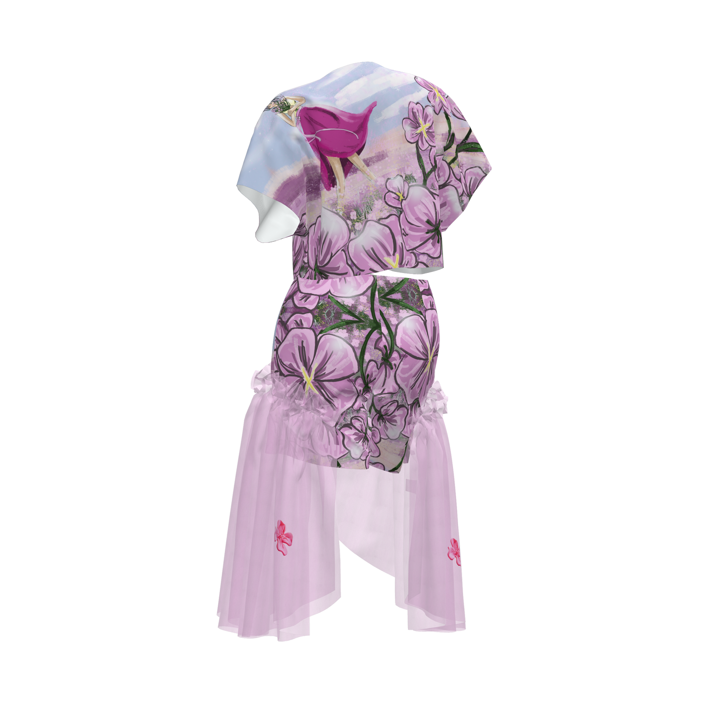 Flowers shorts 3D printed (made to measure)