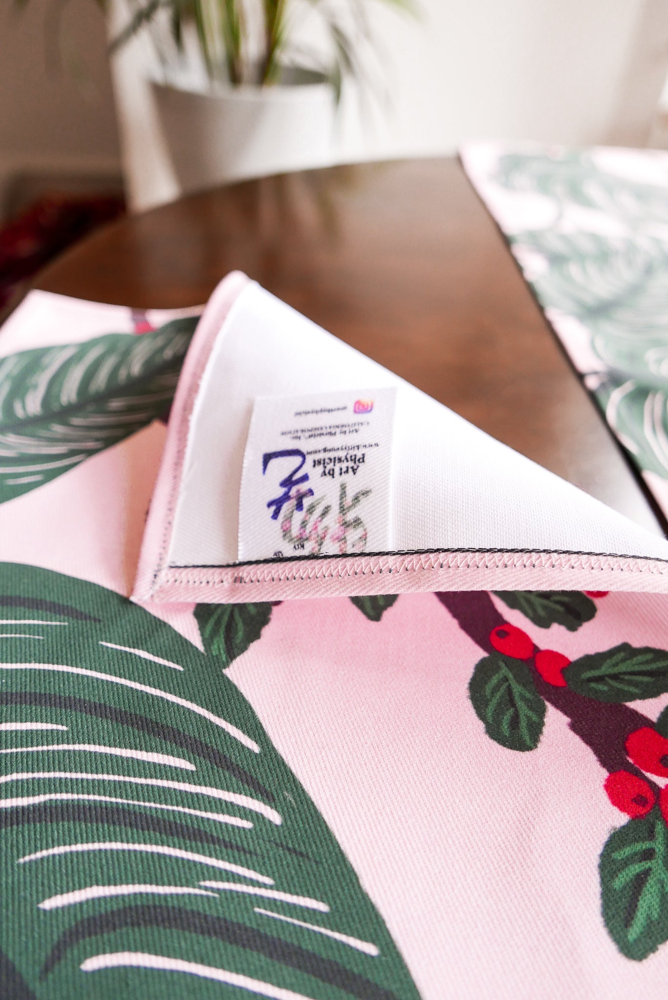 Perennials table runners and placemats