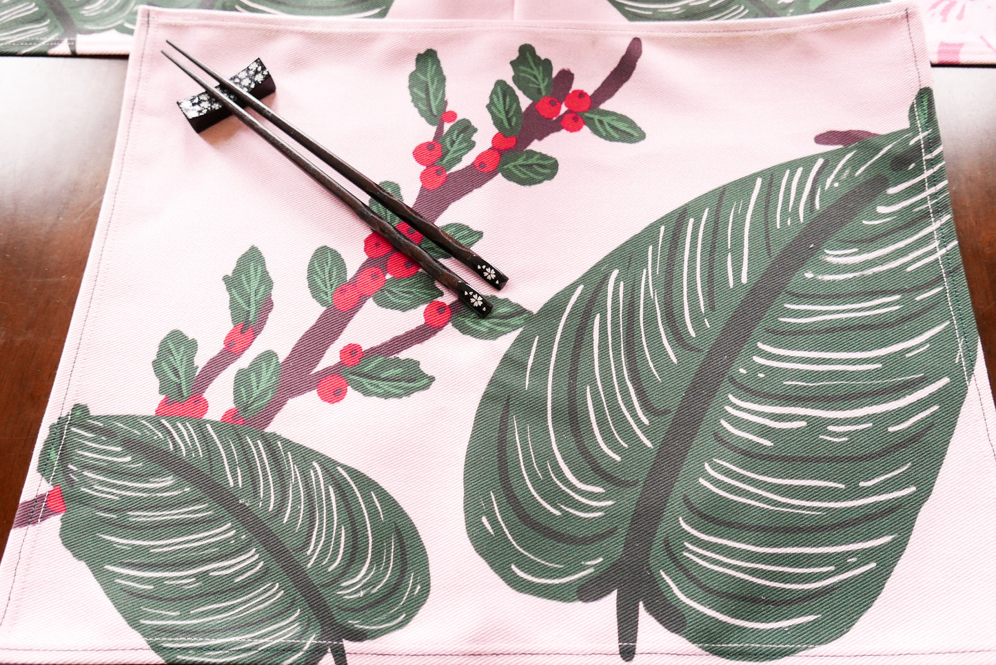 Perennials table runners and placemats