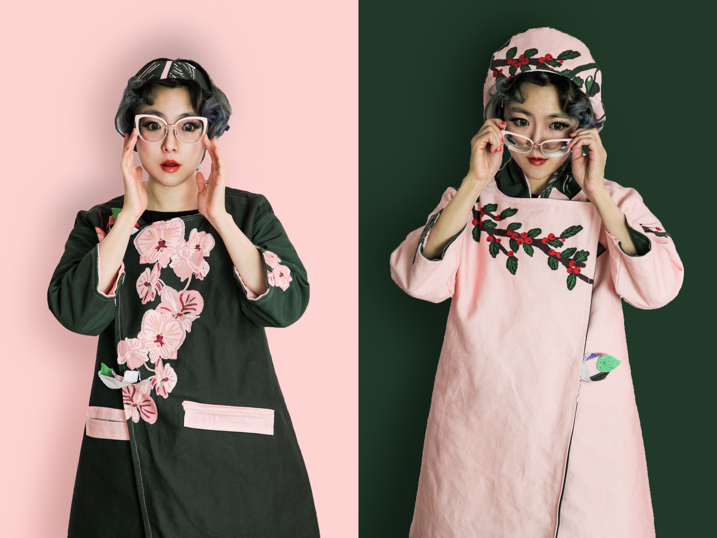 Perennials heated reversible coat (made to measure)