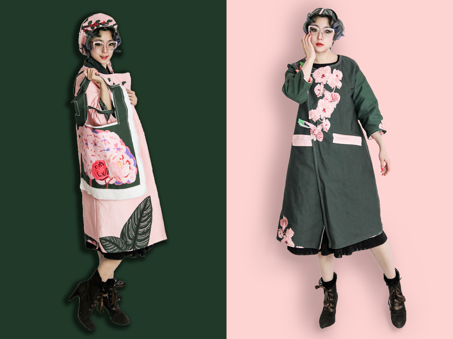 Perennials heated reversible coat (made to measure)