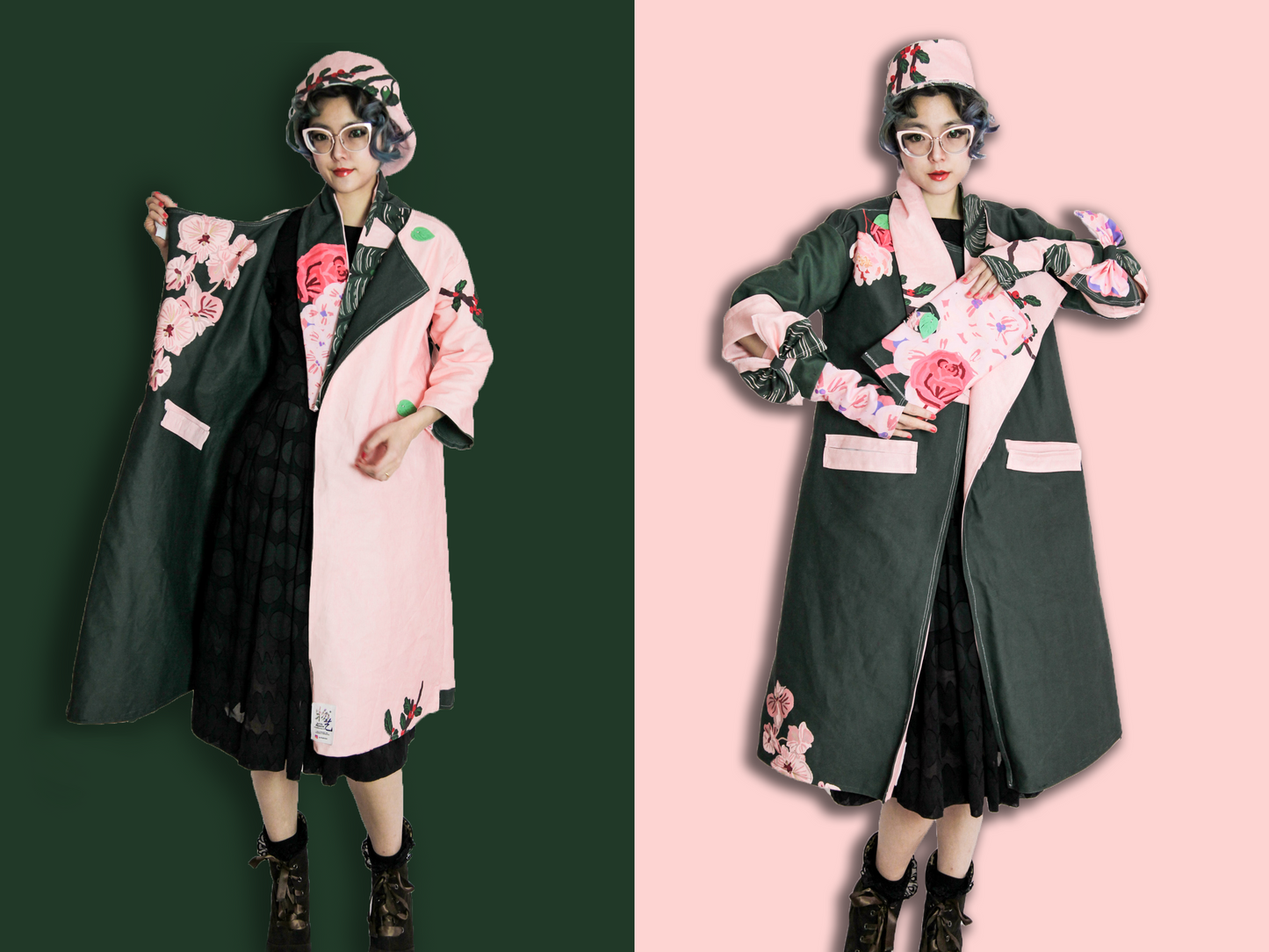 Perennials heated reversible coat (made to measure)