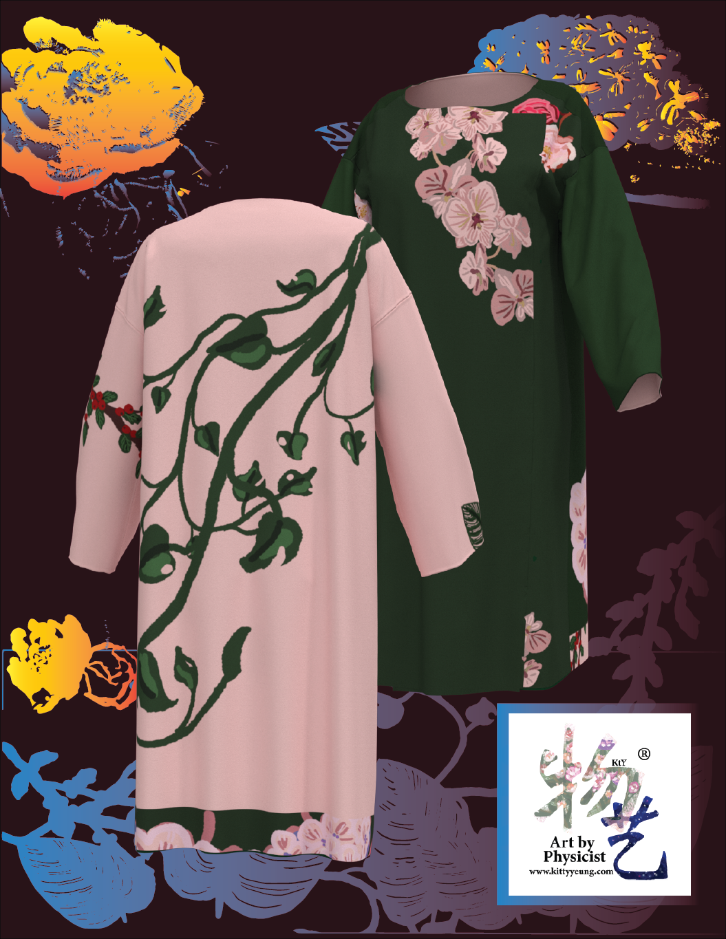 Perennials heated reversible coat (made to measure)