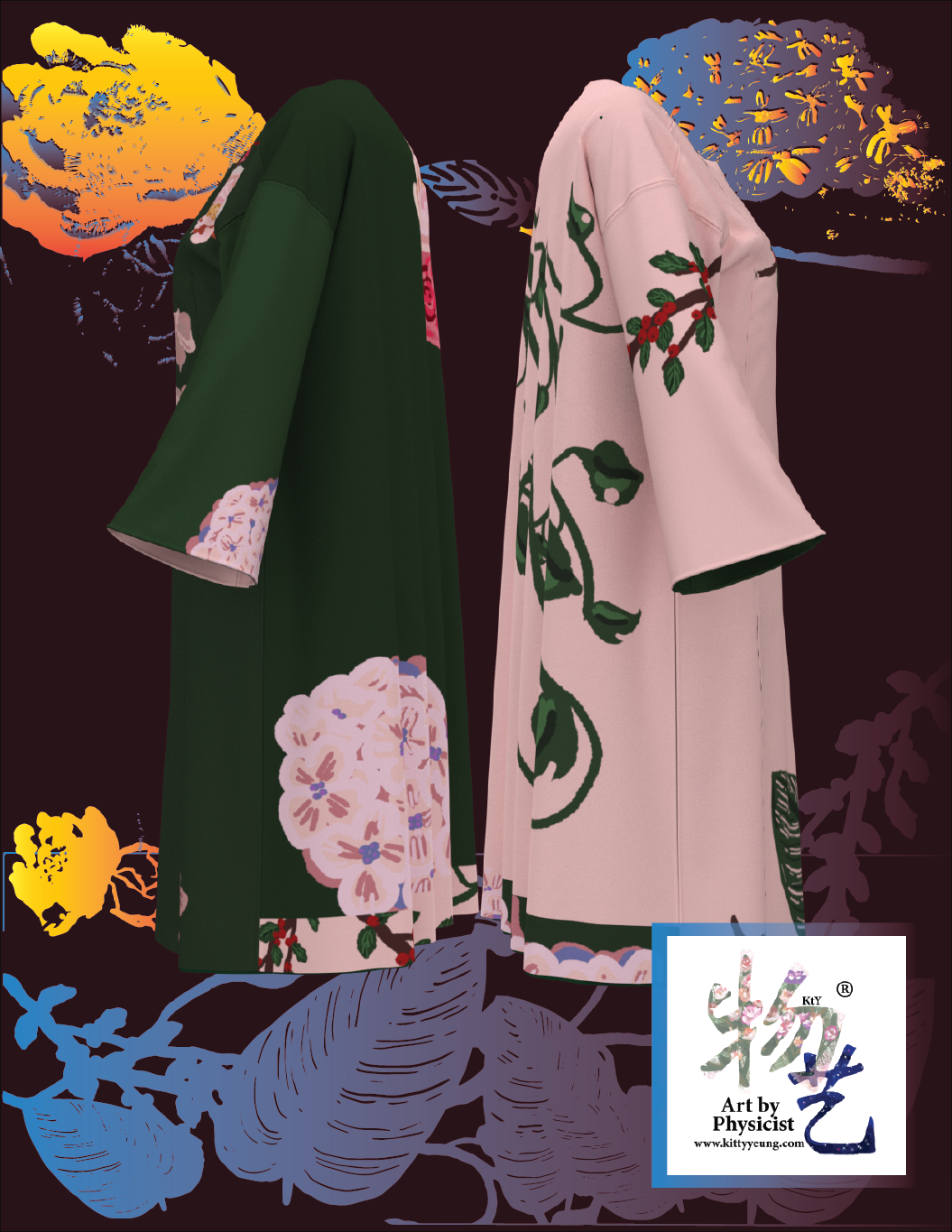 Perennials heated reversible coat (made to measure)