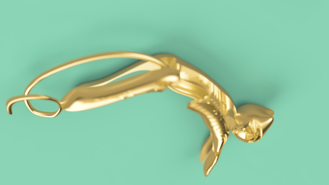 Quantum Cat cuff earring & ring