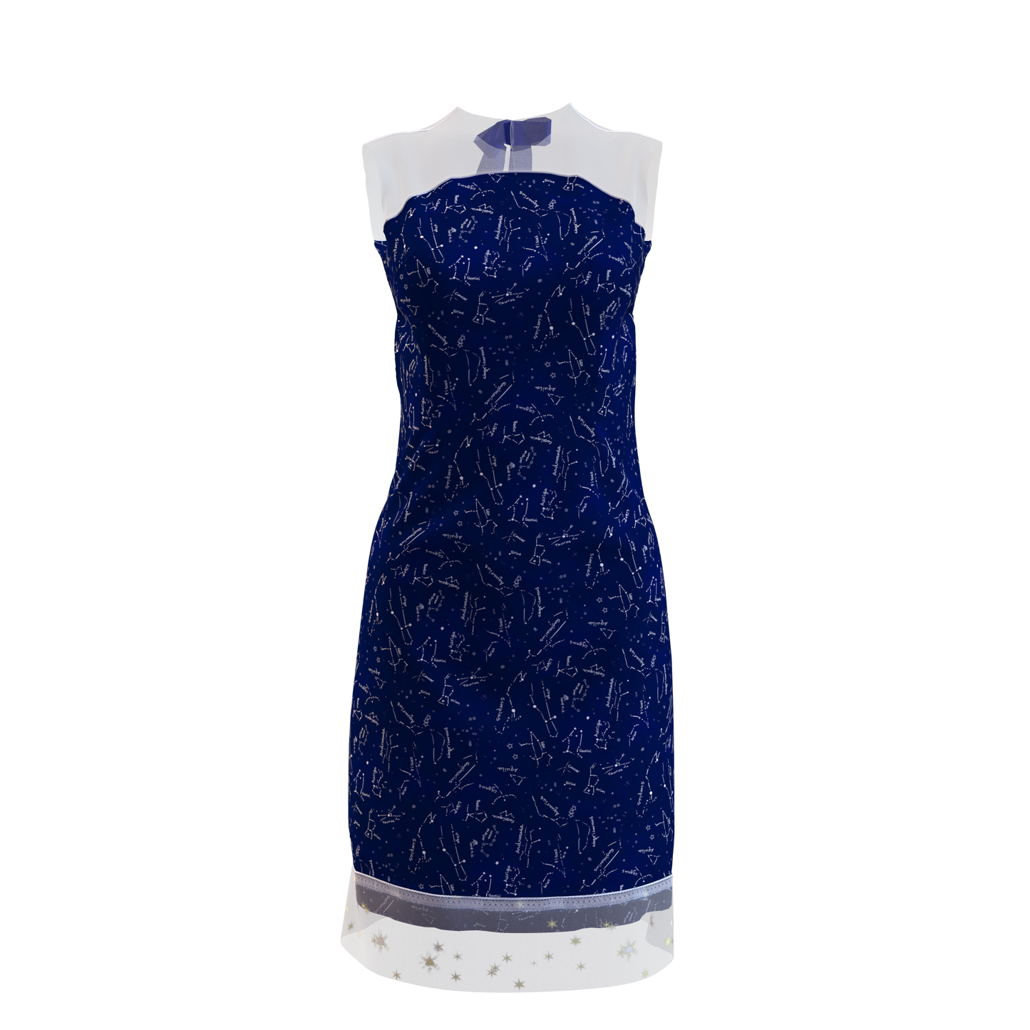 Starry Night dress with fairy lights