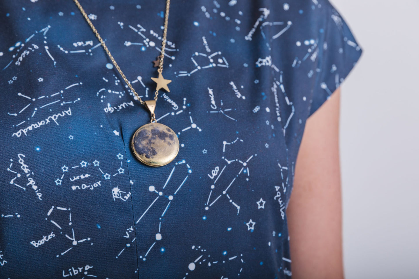 Starry Night peplum shirt