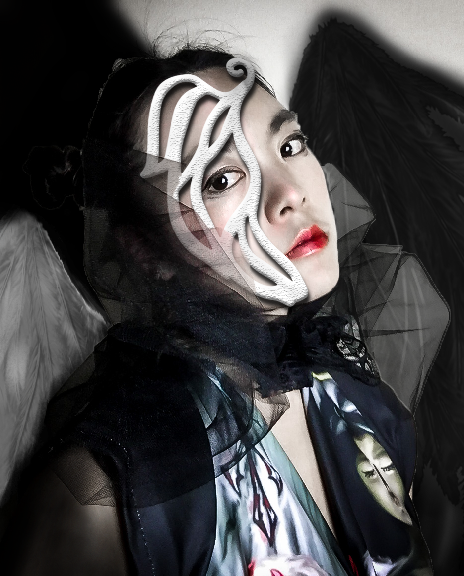 Angel and Demon mask