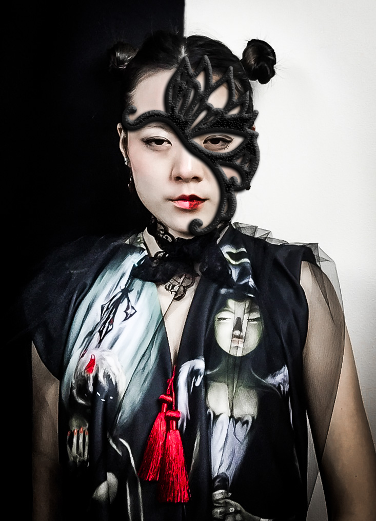 Angel and Demon mask