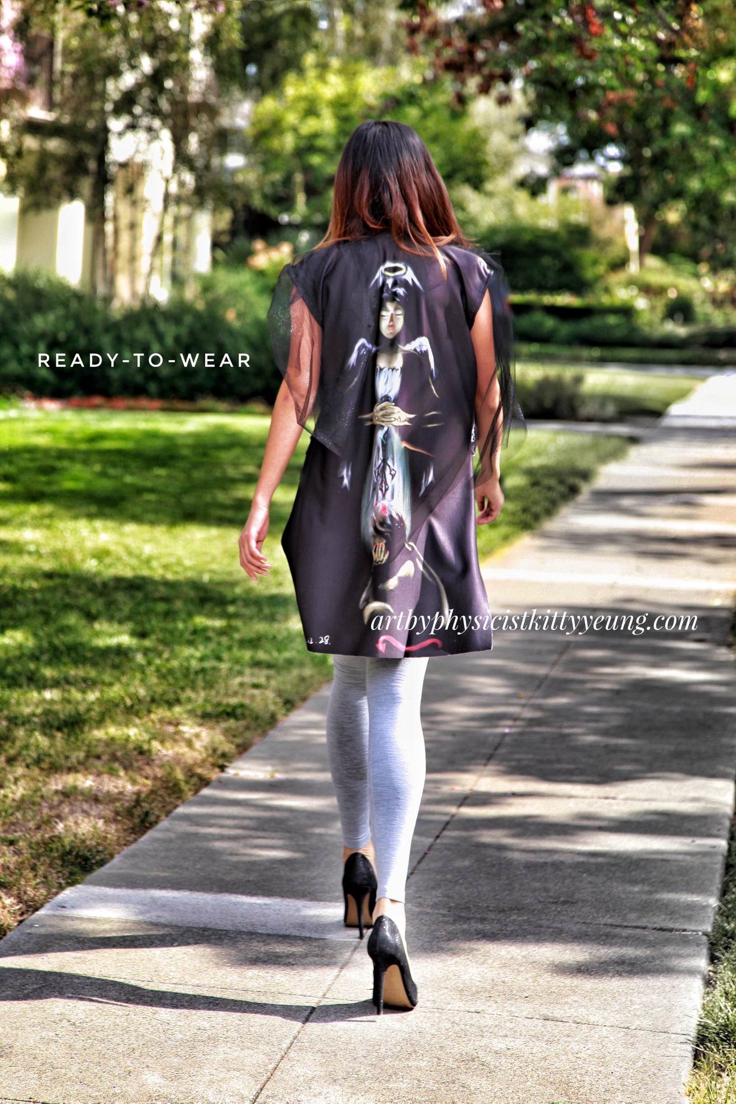 Angel and Demon vest DIY fabric patterns