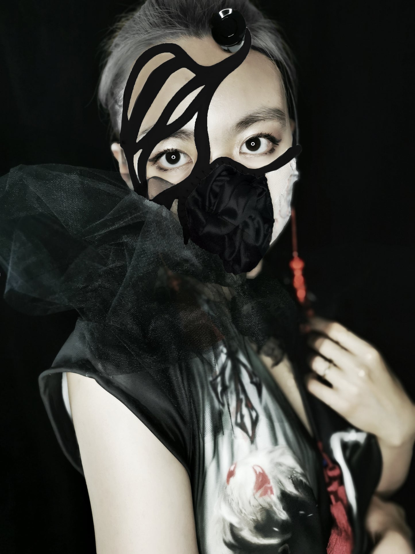 Angel and Demon mask