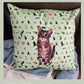 Meow pillow and case